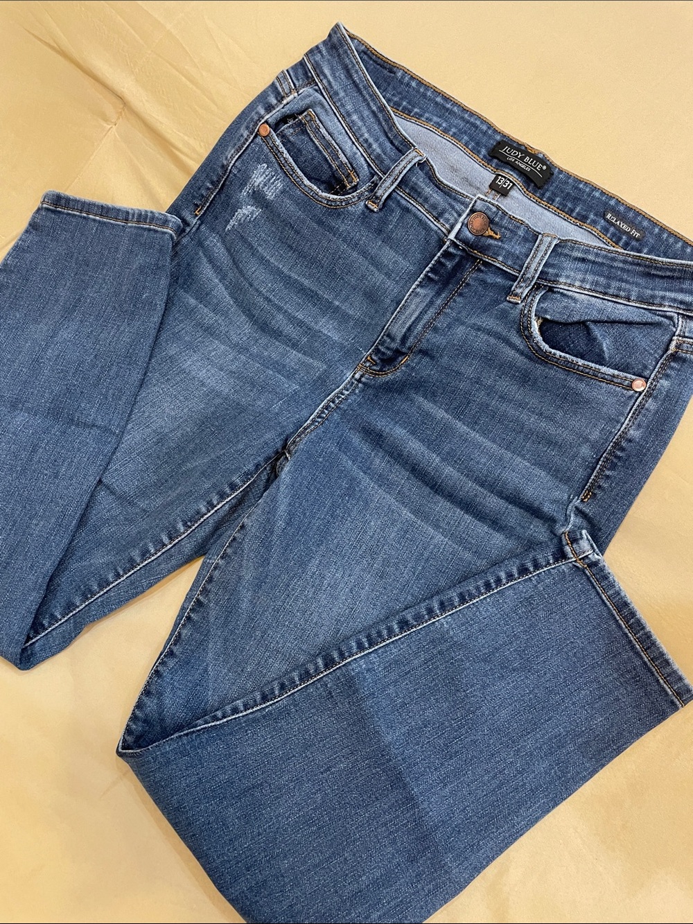 JUDY BLUE Relaxed Fit Denim Jeans Sz 13/31